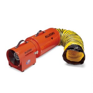 Ventilador de aire industrial con manga 8" Axial AC metal COM-PAX-IAL