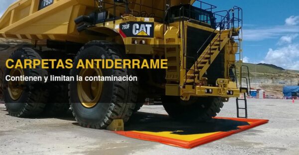CARPETAS ANTI DERRAMES PLEGABLES BORDE ESPUMA