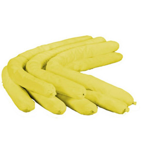 Barrera absorbente para derrames químicos