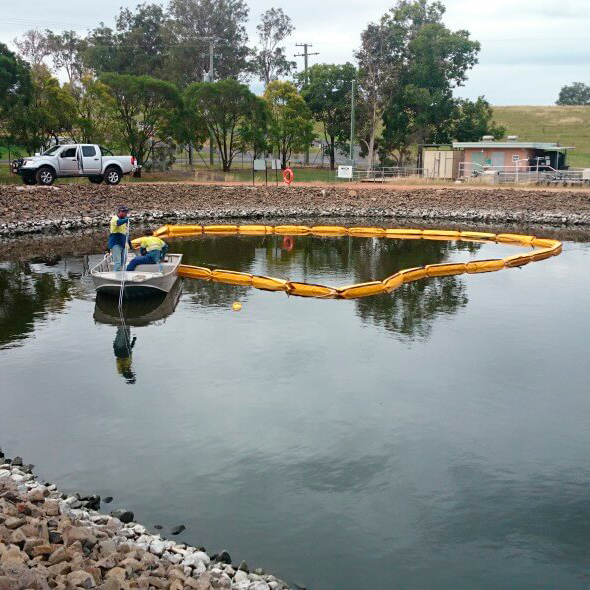 Barrera técnica flotante Operacional o deflectantes