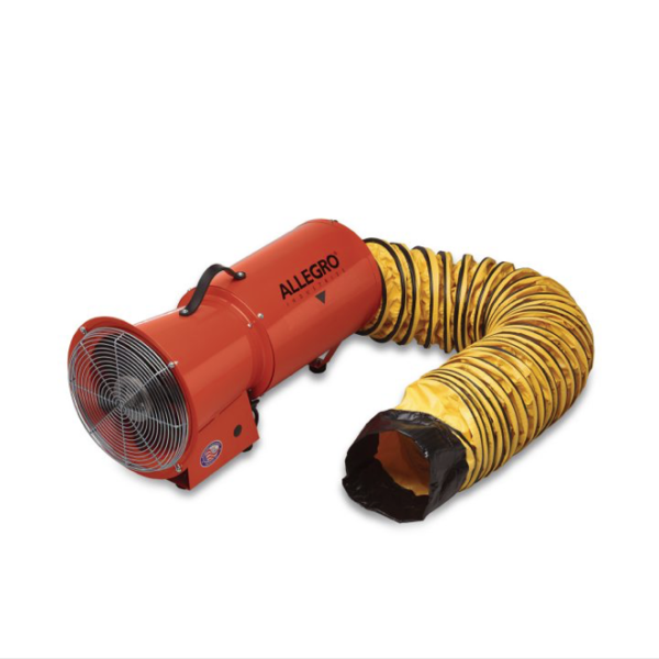 Ventilador con manga 8" Axial ac metal soplador w